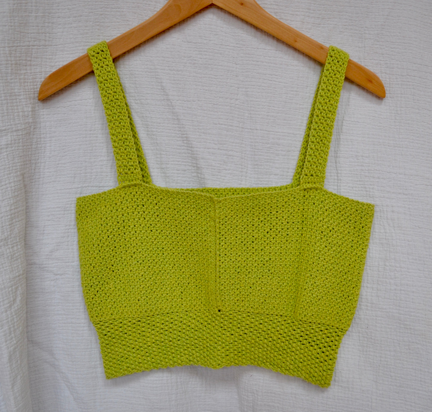 Mini Mesh Crochet Crop