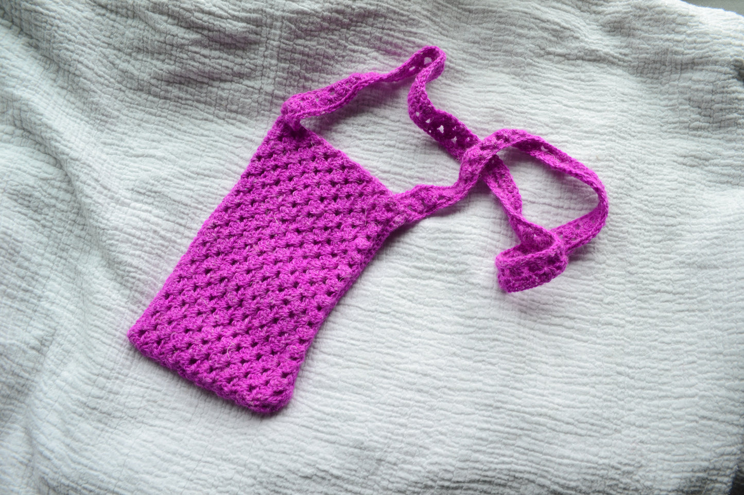 Crochet Granny Stripe Pouch