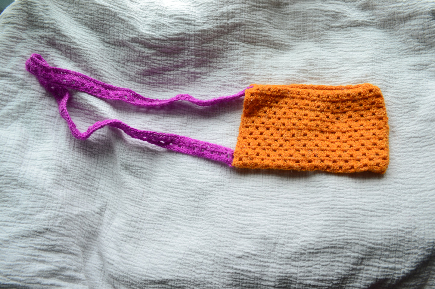 Crochet Granny Stripe Pouch